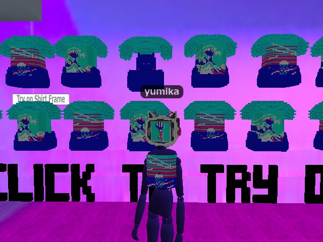 I tried it on.