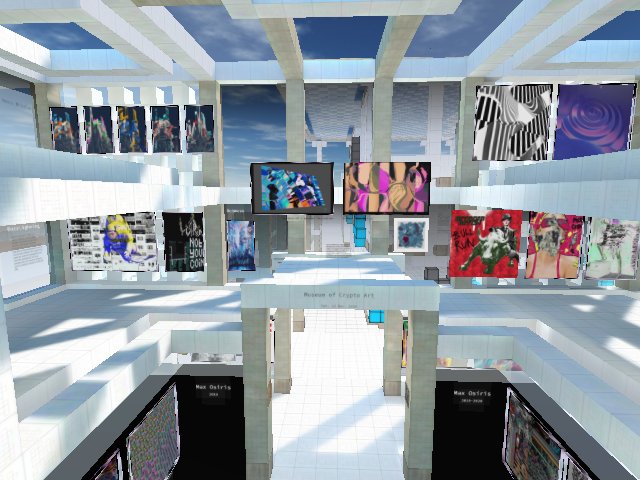 #MoCAmuseum in @cryptovoxels