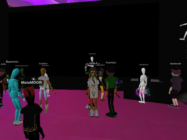 @MetavAcademy team outside in the Gmeta One Arena live streaming #sxsw