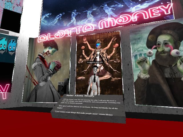 Had to wear all my Alotta gear while visiting Skeenee's Megalo Tower.