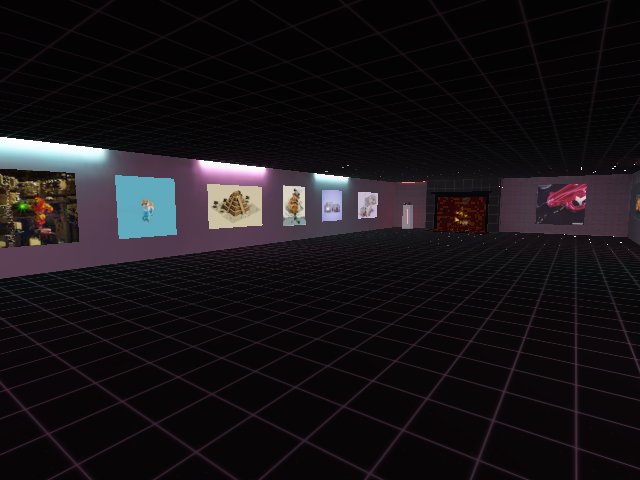 Beach House gallery in basement!
