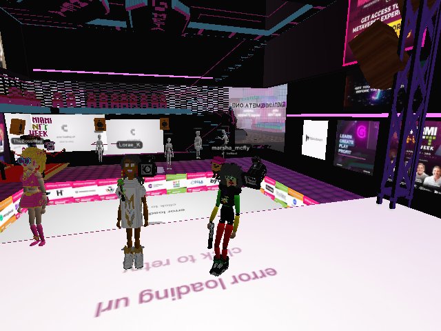 Day 2 #MiamiNFTWeek
MetaV Studios live from the Metaverse