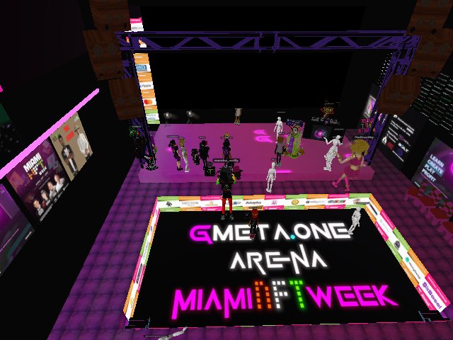 #MiamiNFTWeek Day 2 Live from GMeta Arena