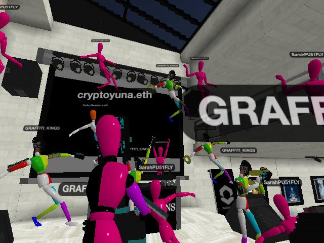 GRAFFITI QUEEN PARTY IN $WHALE GALLERY