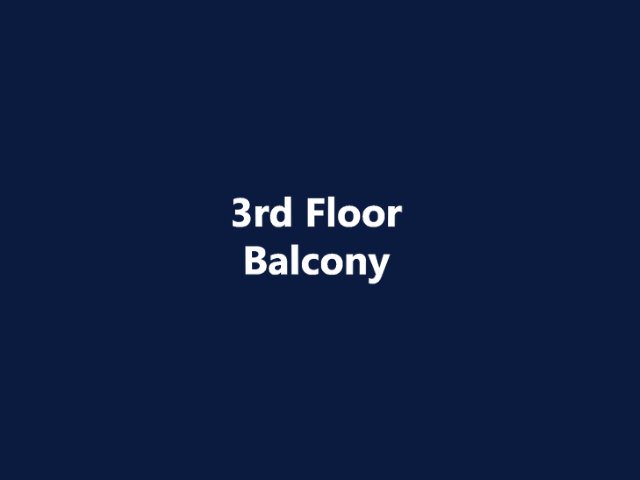 3rd floor