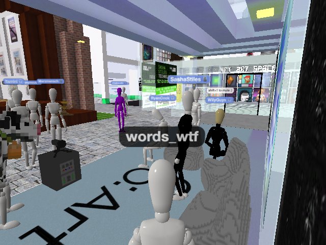 At a poetry reading & metaversal book launch for @sahsastiles @TECHNELEGY, 
live from our exhibit POEM=WORK OF ART by @theverserverse in the Digital Francisco Carolinum building in 
@cryptovoxels
, w special guests 
@ivonatau
@Merzmensch
@GuysWily
@RyanCookpoetry