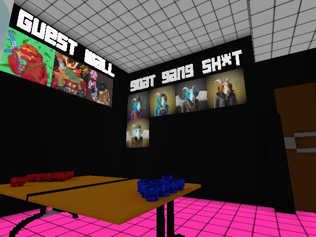 Lets Goat

These week we feature Crypto Frogs ang Goat Gang on our cryptovoxel space

Come Visit US