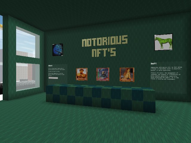 New NFT shop at Neutron Tower