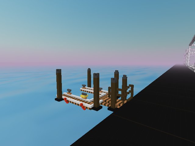 just waiting for a boat