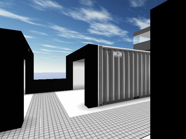 Containers at the docks.