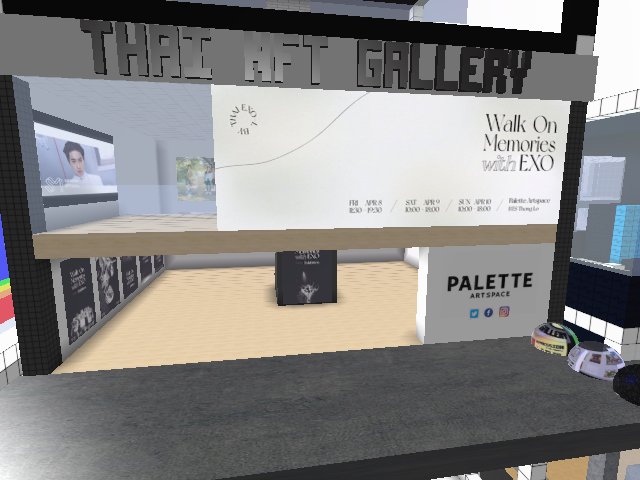 Last day of Walk on memories with EXO in real life exhibition at Palette Artspace