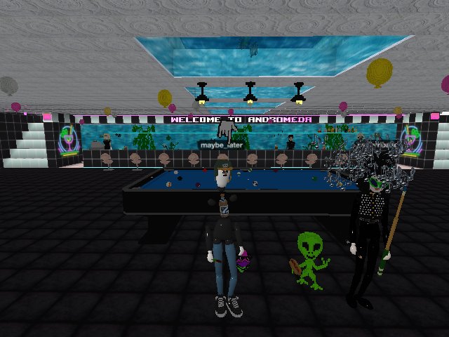 meet us at the andromeda bar