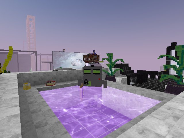 Chillaxin in the hot tub in the VoxCon VIP Lounge