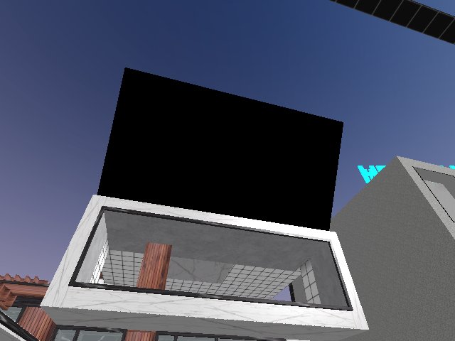 When you tilt the screen, the image in it remains not tilted