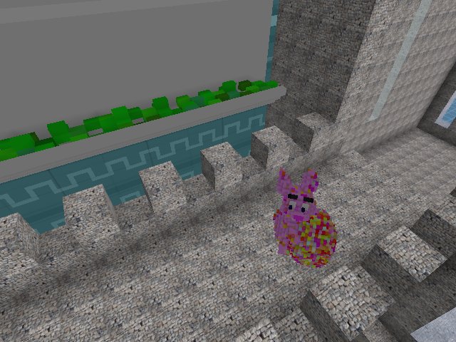 Why is the Easter Bunny giving Side-eyes? ... hmmm ... There are Eggs Hidden all over CV ...