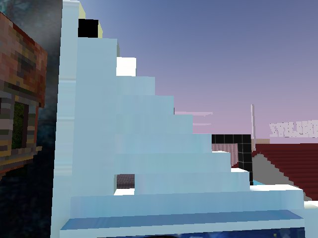 lightbake simply hates "steps", lol look at this random black voxel and pure white voxel - bitpixi