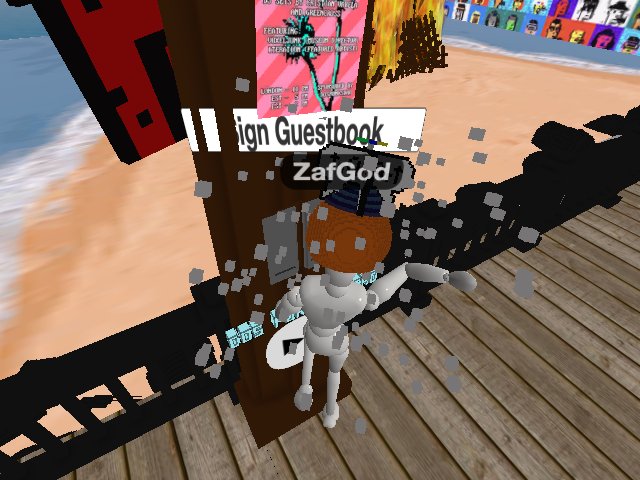 A womp from Uncle Bitcoin's DOS Punks Beach Arena