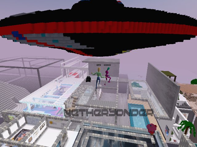 Came to see my friend Netheryonder's art gallery and ended up gettin beamed up with him instead!!
Send help before (Not lookin forward to be probed)