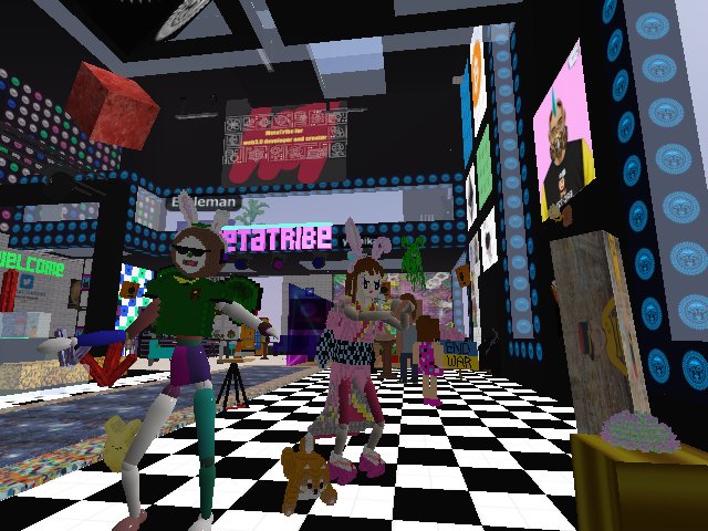 Dancing to a nice song