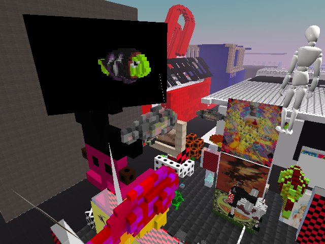 twitch set up here too cant see in womp but live streaming of visual remix @ooakosim testing how to make portal