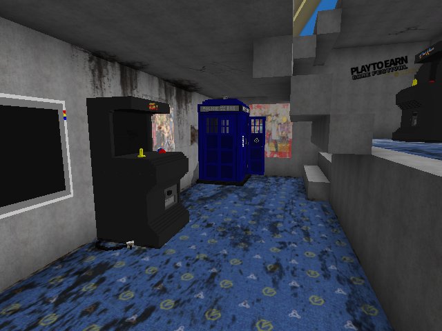 Work in progress at the Play to Earn Game Festival is slowly being put together