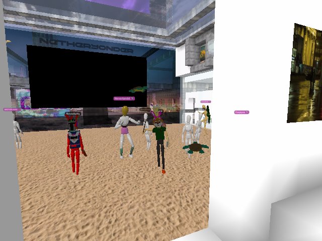 Fanboying at Duncan_World's voice over at #NETHERYONDER 's art museum Live music party