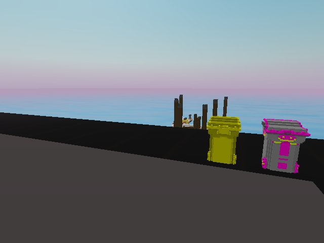 couldn't resist and needed the golden trash can from WizardX too. :D