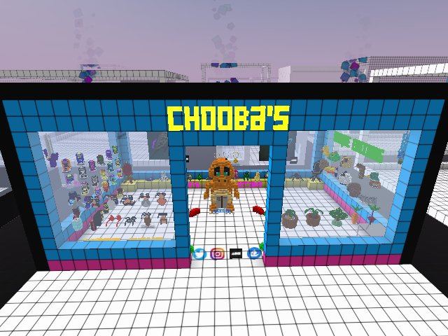 My door is back, thanks to my neighbour! Come check out Chooba's!!