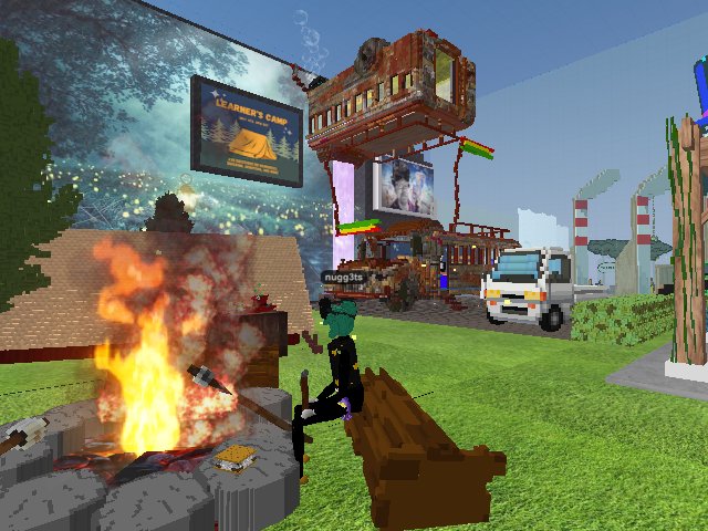 Toasting marshmallows at VoxCon!