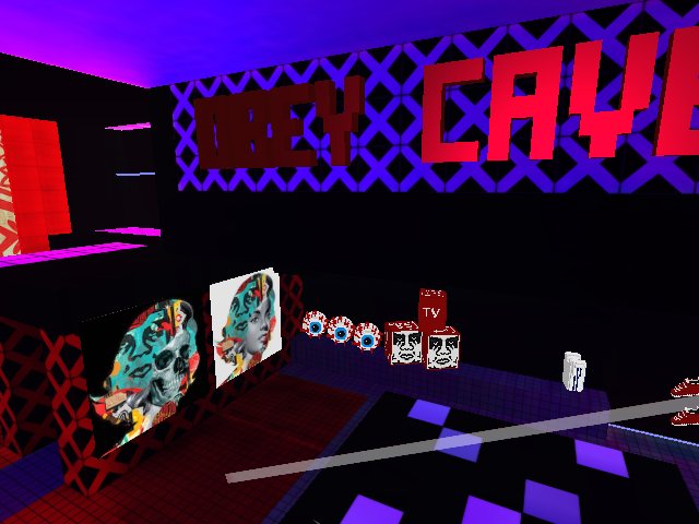 Come try on the eyemask and shoes