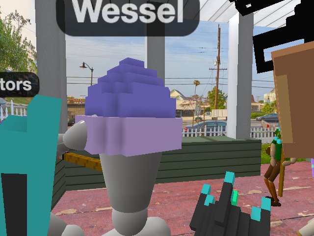 No lie, few tears on the porch this morning chilling with my friends. Been such a good moment here in Cryptovoxels.