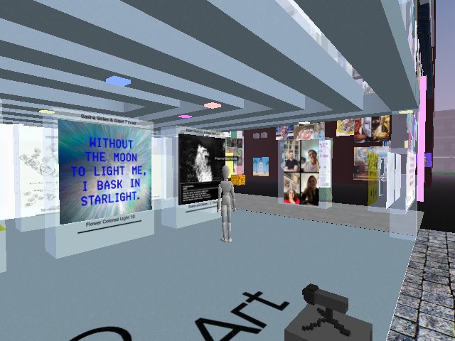 chilling out at the museum