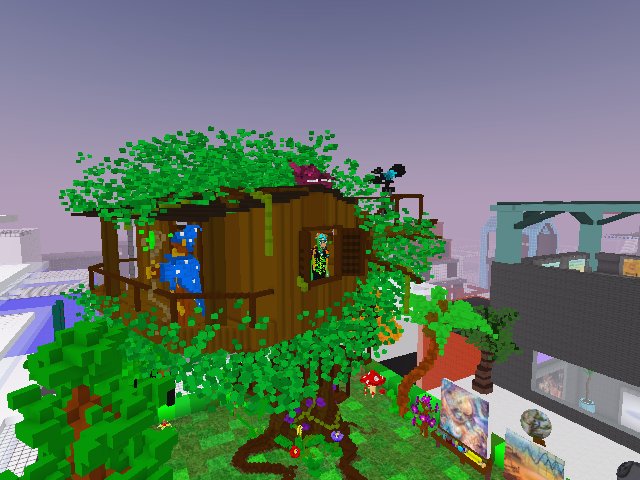 Enjoying the new tree house view !!! Wizard Ape sweet spot !