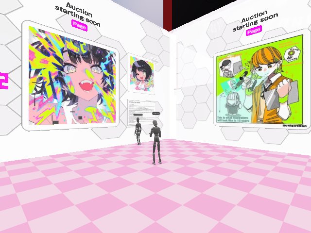 5 ARTISTS NFT ART CHARITY AUCTION (from Japan) Gallery Tour