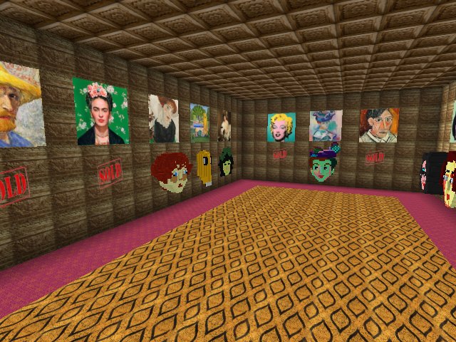 Art History Voxel Heads