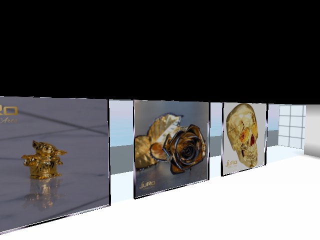 Tokenized bi-color rose (24k fine gold and black rhodium) - even cheaper with crypto than in our online shop!