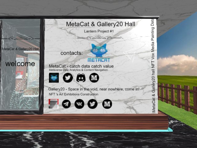 Lantern Project#1 Welcome to MetaCat & Gallery20.