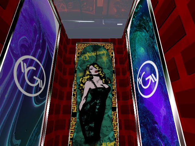 In the skateboard room at the voxel ...