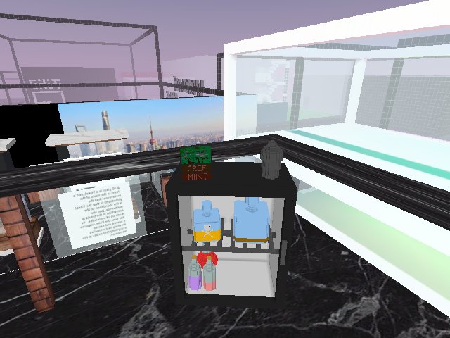 Admiring the fine details at MetaCat Gallery20!
