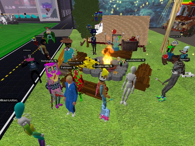 marshmallows roasting on an open fire. Sing it to the tune of yer favorite Xmas melody