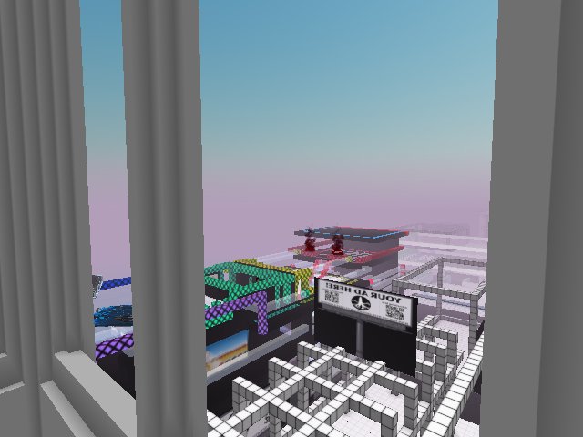OH NO!!! THE PINK FOG HAS CONSUMED TRINITY TOWERS!!!!! x_X