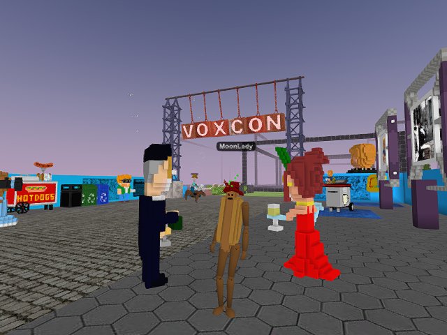 This hotdog is ready learn at #voxcon