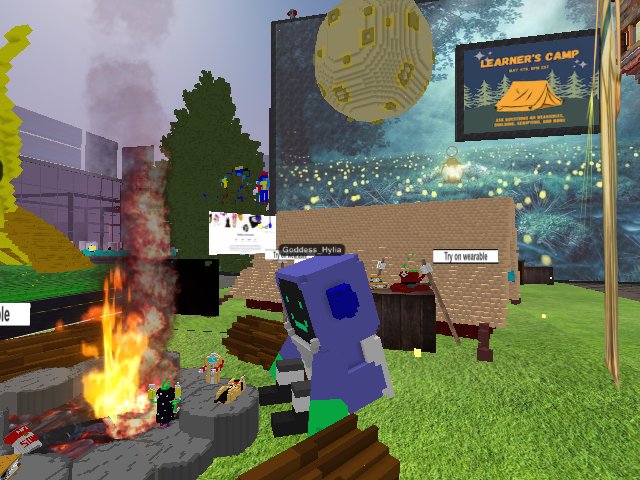 When #BlockBotsAlpha is over but you need your battle fix so you sit by the fire watching hotdogs fight for the entire #VoxCon event
