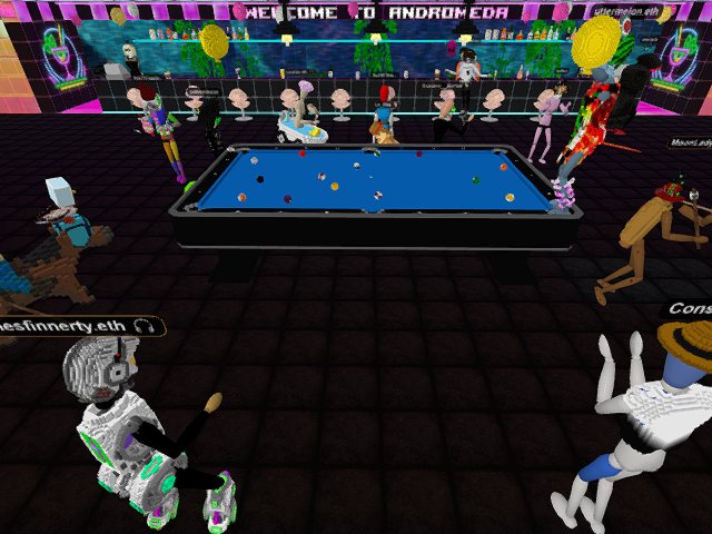 A womp from VoxCon Patternbase's Direction: Club Andromeda