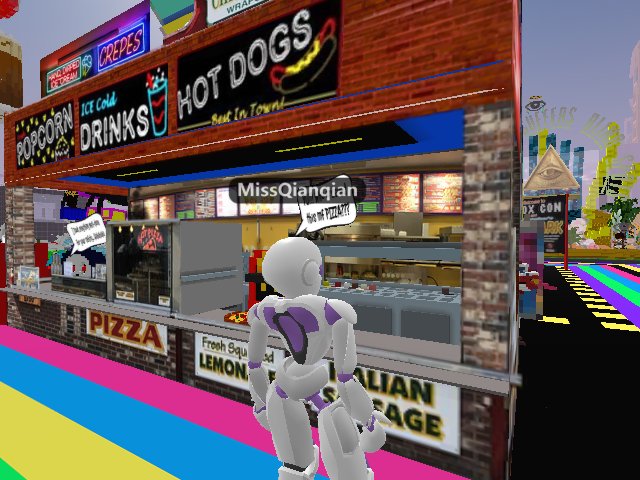Have some pizza