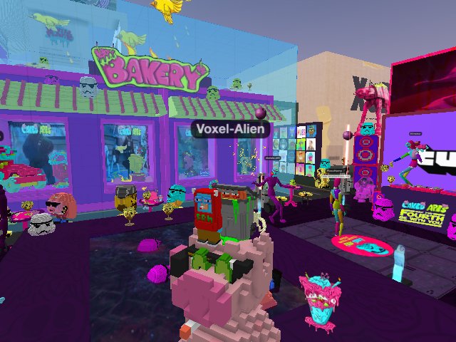 We getting CAKED over at the bakery xoxxo @artmetaverse