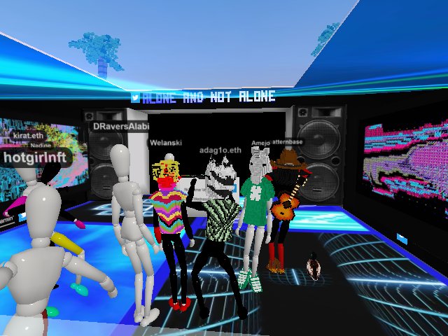 Starting 100% in 9 minutes
MT-V French-Polish acid house DJ
Streaming RIGHT NOW #WeAreRavers @desertravers join us! https://www.cryptovoxels.com/play?coords=N@673E,569N,3.5U