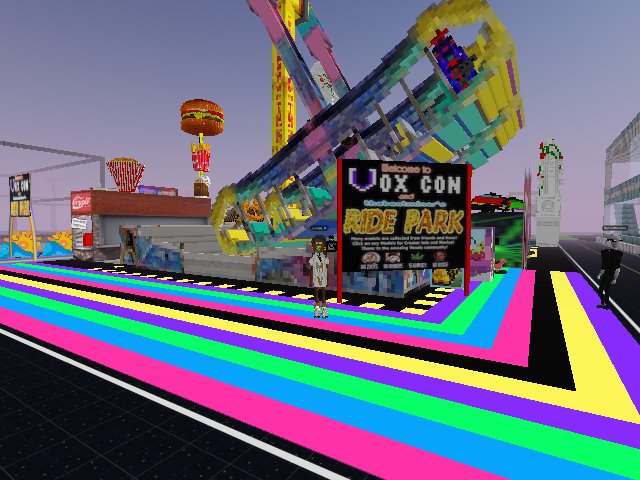 reporting live from voxcon for MetaV Tv