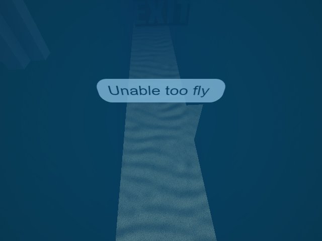 Under water