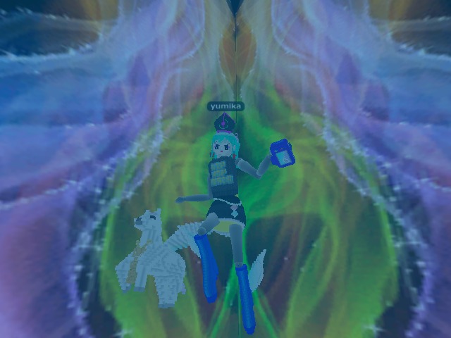 under the water
